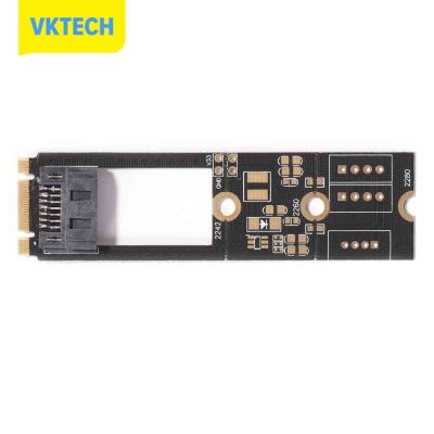 [Vktech] M.2 NGFF เป็น SATA3.0 7 Pin Converter Adapter Board Card สำหรับ2242 2260 2280 SDD