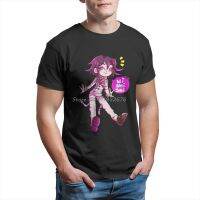 Danganronpa เสื้อยืดลายคนโกหกสีดำสำหรับผู้ชายเสื้อยืดผ้าฝ้าย100% ฤดูร้อนท็อปส์ซูคอรอบใหม่