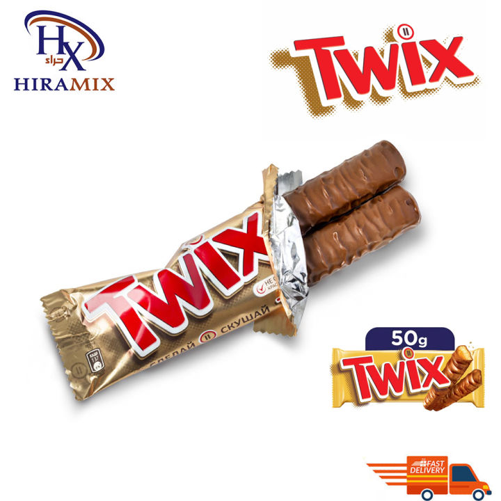 Twix Chocolate Bar Imported From Saudi Arabia 50g Exp:10.2023 | Lazada