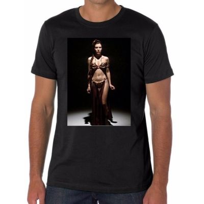 เสื้อยืด ผ้าฝ้าย พิมพ์ลายเจ้าหญิง Lie Princess Leia Carrie Fisher Rebel Jedi EBjilo12KHefog97 BWEN