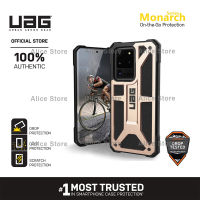 UAG Monarch Series Phone Case for Samsung Galaxy S20 Ultra / S20 with Military Drop Protective Case Cover - Gold