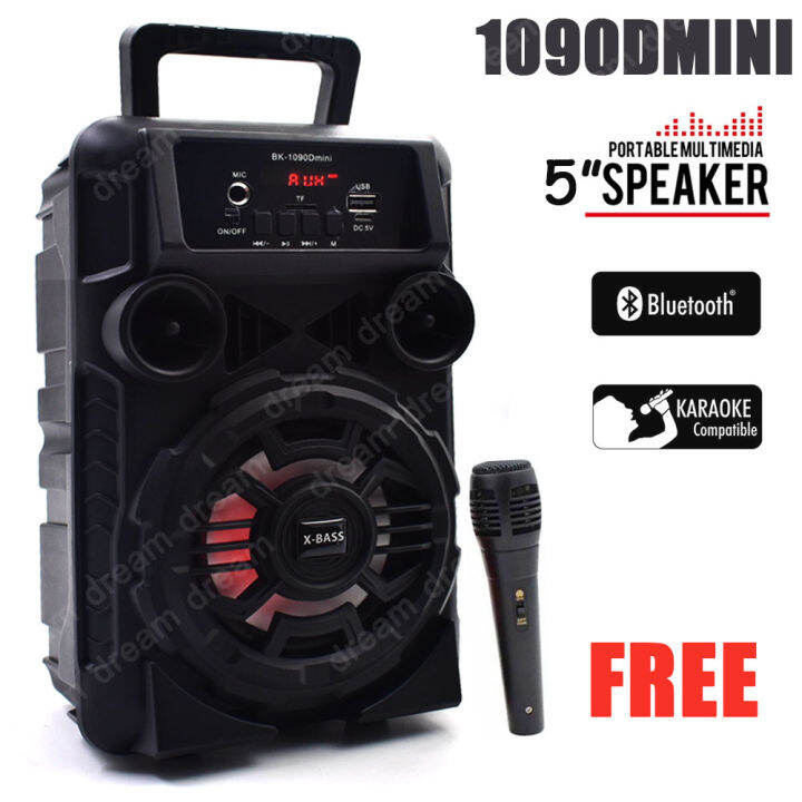 Audiobop 5inch Karaoke Portable Wireless Speaker with stand With FREE
