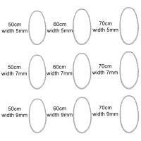 อะเดไมด์แฟชั่นสำหรับผู้ชายสร้อยโชคเกอร์สีเงินทอง5/7/9/9 /Mm คอปกเหล็กเท่คิวบาสร้อย Kalung Baja Tahan Karat แบบหนัก