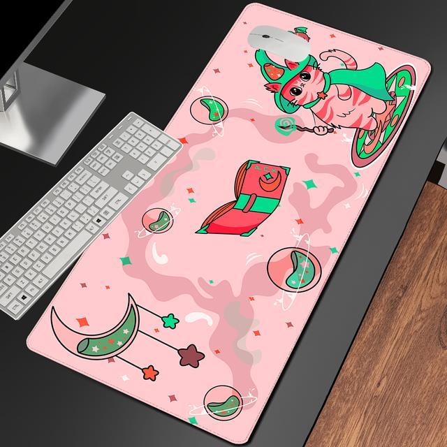 cat-kawaii-mouse-pad-black-deskmat-japan-anime-mouse-carpet-switch-pads-mousepad-gamer-keyboard-gaming-accessories-free-shipping