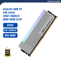 COLORFUL RAM สำหรับ PC CVN ICICLE DDR5 BUS 6600 - CL34 ขนาด 32GB (16GBx2) (XMP) รับประกัน L-T โดย Devas IPASON