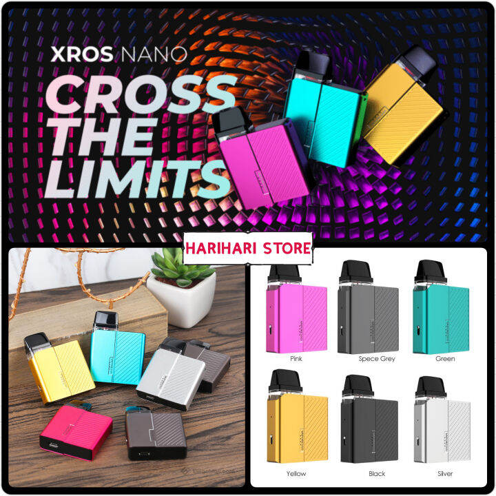 *XROS NANO* ORIGINAL XROS NANO STARTER KIT 1000MAH 2ML ADJUSTABLE AIR ...