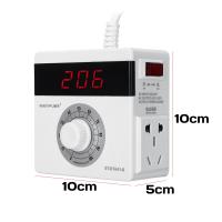 4000W 220V LCD Variable Voltage Controller สำหรับ Speed Motor Dimming Temperature 1.2M สาย10X10X5ซม. Stepless Speed Regulation