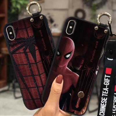 Soft TPU Phone Case For iphone XS max Silicone Anti-knock protective New Original Wristband Phone Holder Durable Cute