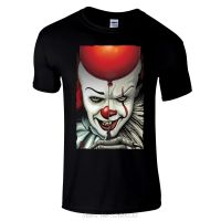 Pennywise Premium Black Regular Fit Horror T Shirt By William Anderson New Short Sleeve Round Collar Mens T Shirts Fashion High Quality T-Shirt