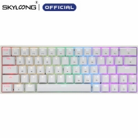 SKYLOONG GK64 64คีย์มินิคีย์บอร์ดแบบกลไก60% SK64ออปติคัลแป้นพิมพ์เกมแบบถอดเปลี่ยนได้สำหรับเกมส์พีซีเดสก์ท็อป IP6X Win Mac