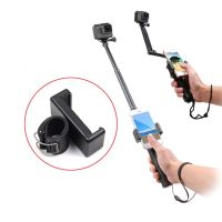 Self Selfie lock Clip Stick Handheld Monopod Adjustable Buckle Phone Holder Adapter for Gopro 11 10 9 HERO xiaomi yi 4K SJCAM