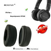 【Worth-Buy】 WarnerVivien แผ่นรองหูแทน Beyerdynamic DT240 DT-240 DT 240ชุดหูฟังชิ้นส่วนเบาะกำมะหยี่ earmuff หูฟังแขนปก