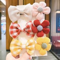 【cw】 Korea Hairpins Children Baby Kids Hair Clip Bow Pin Barrettes Accessories Hairgrips Headdress Headwear 1