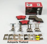 ผ้าเบรกหลัง (Brake Pad) BREMBO รุ่น Ceramic สำหรับ HONDA CIVIC ES 1.7 Exi 1.7 2.0 Vtec ปี 00-05 รหัส P28022C (1 ชุด)