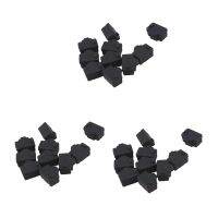 Ethernet Hub Port RJ45 Anti Dust Cover Cap Protector Plug 30Pcs Black