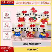 Mô hình lắp ráp 3D Mèo Hello Kitty BALODY thu nhỏ dễ thương, Lego Giá rẻ