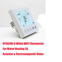 90~240V Wifi Room Thermostat for 16A 3A Dry Contact Remote Tuya App Control Works with Alexa Google Home