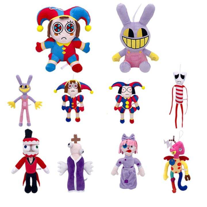 Tongquda The Amazing Digital Circus Plush Clown Toy Anime Jax Pomni 