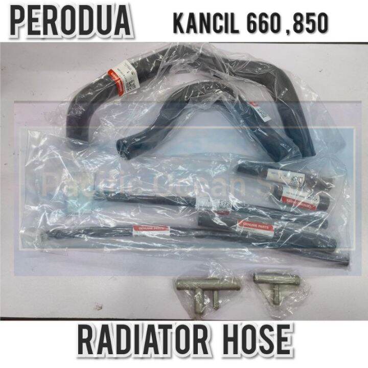 RADIATOR HOSE (SET) (ORIGINAL) PERODUA KANCIL 660 850 SET) BY PASS HOSE WATER HOSE