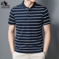 【CC】✗卐✘  polo men summer new high quality mens Short sleeve stripes top Mens Business casual 4XL T02