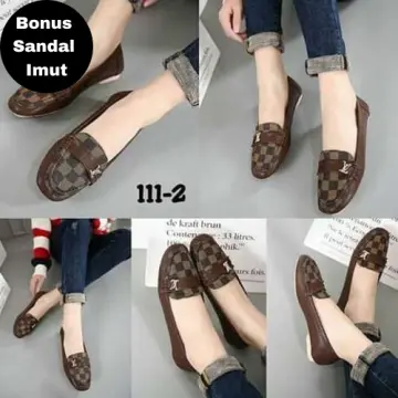 Jual Sepatu Branded Wanita Lv Flat Terbaru - Sep 2023