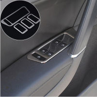 【2023】Car styling 4pcsset Stainless Steel Door Window Button Frame Round Trim Covers For Volkswagen Golf 7 MK7 Auto Accessories