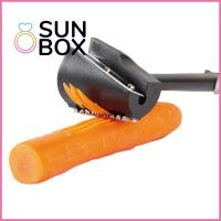 SUN BOX มัลติฟังก์ชั่ เครื่องมือผักผลไม้ เครื่องปอกปอก เหล็กไร้สนิม เครื่องหั่นแครอท ดอกไม้ม้วนผัก เครื่องตัดเกลียว เครื่องขูดดอกไม้เกลียว