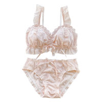 ญี่ปุ่น Lolita ตุ๊กตาน่ารักสาวไม่มีแหวนเหล็กชุดชั้นในส่วนตัว Lolita ผ้าฝ้าย Breathable Elastic Set