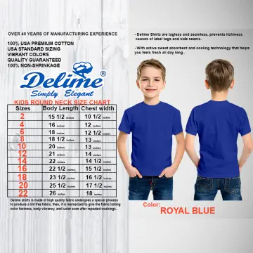 Round Neck T-Shirt-Royal Blue