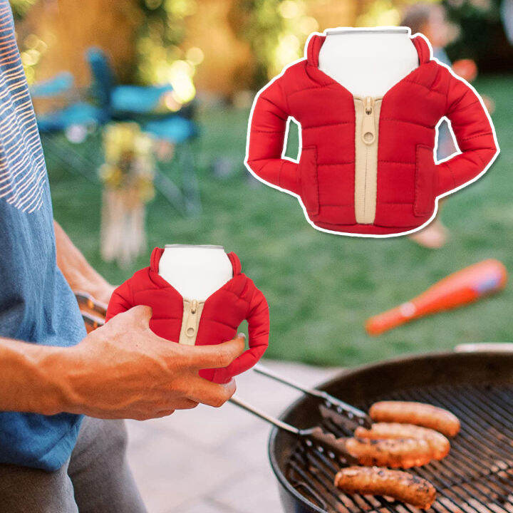 Beverage Jacket 2Layer Insulated Beverage Cooler Cold Beer Coat Can