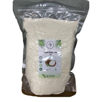 แป้งมะพร้าวออร์แกนิก  ขนาด 1000 กรัม  แป้งมะพร้าวออร์แกนิก (keto-friendly) Organic Coconut Flour