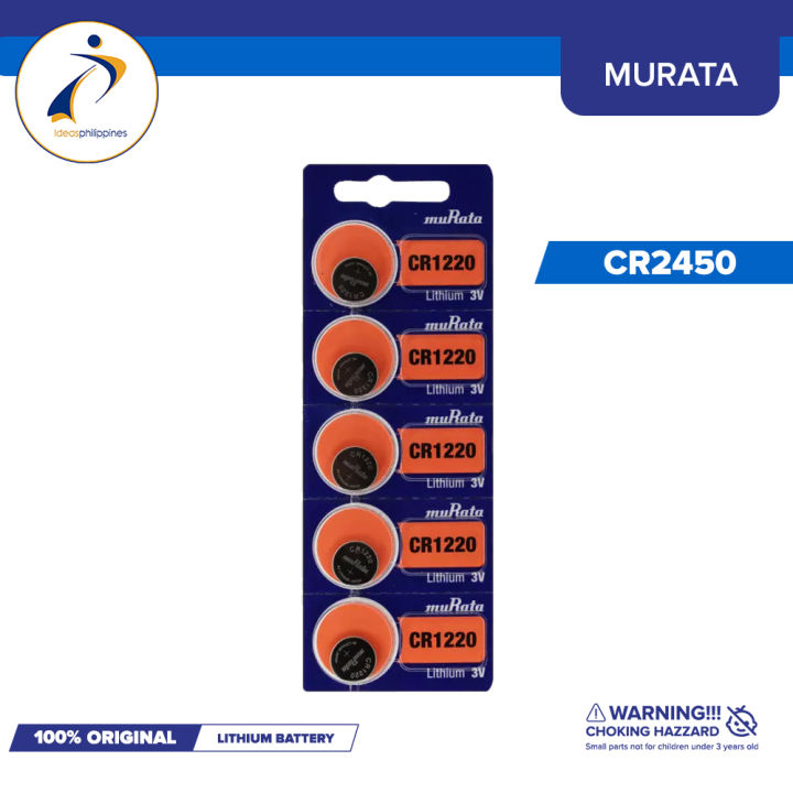 CR2450 Battery By muRata Sony - 3V Lithium Coin Cell