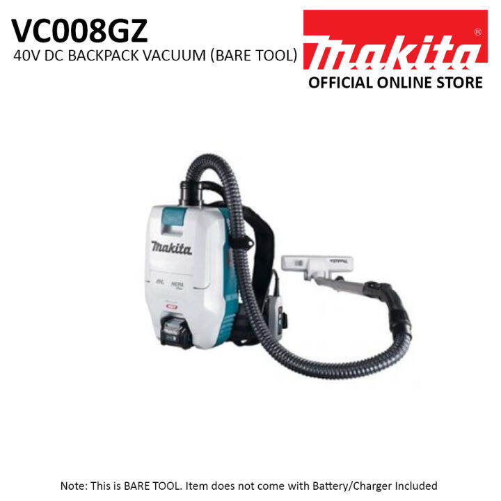 Makita VC008GZ 40V Cordless Backpack Vacuum (Bare Tool) Lazada Singapore
