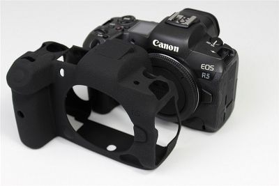 เคสตัวกล้องทำจากยางซิลิโคนแบบนิ่มสำหรับ Canon EF R5 R6กระเป๋ากล้อง EOSR6 EOSR5ปลอกฝาครอบป้องกัน