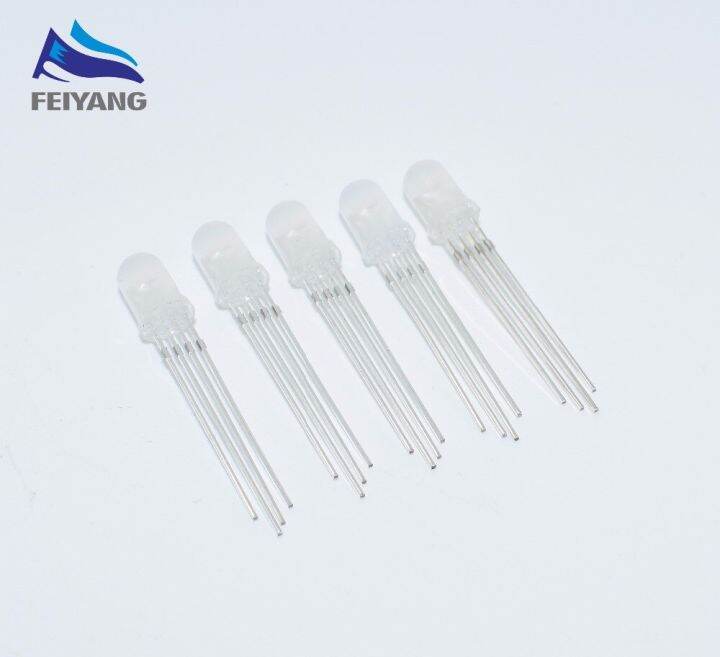 High Quality Lihongtaot Mm Pins Rgb Led Common Anode Cathode Tri Color Emitting Diodes