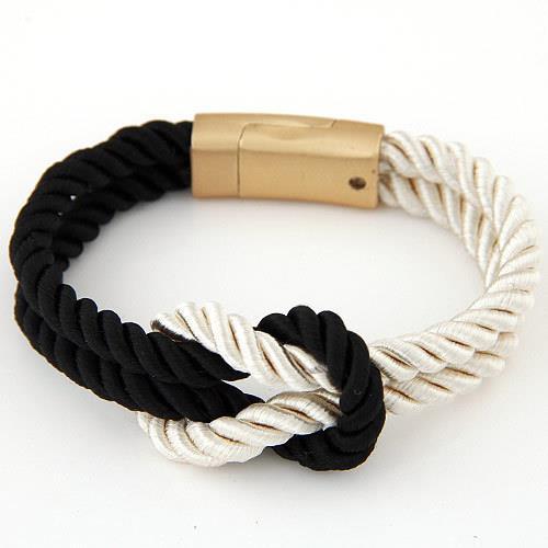 cod-to-european-and-cross-border-foreign-trade-magnetite-braided-leather-bracelet-magnet-buckle-wholesale-stock