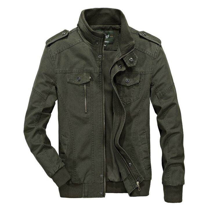 cod-cross-border-foreign-trade-aliexpress-mens-jacket-washed-cotton-thin-large-size