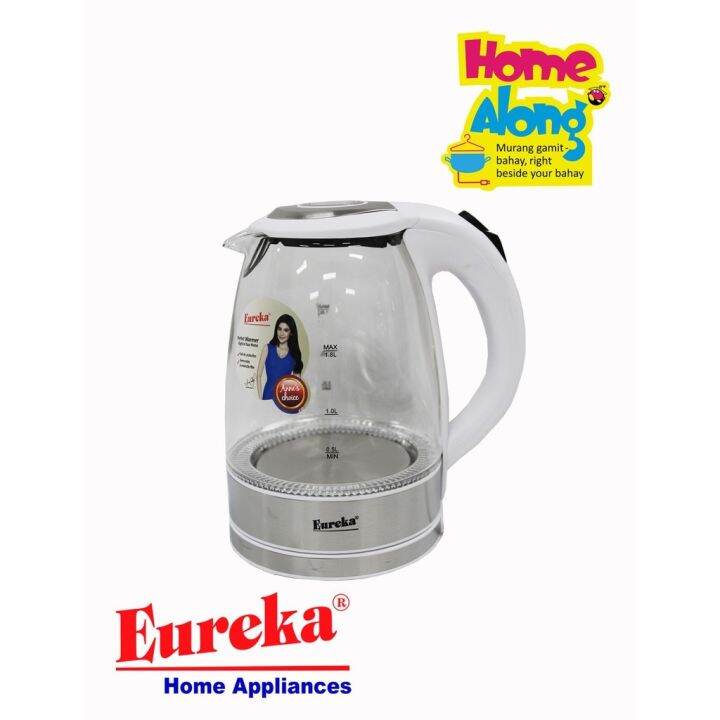 Eureka EK1.8 Glass LED Electric Kettle 1.8L ERK.EK1.8GLED Lazada PH