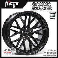 [ส่งฟรี] ล้อแม็ก NICHE แท้ รุ่น GAMMA ขอบ20" 5รู112 สีSatin Black หน้า9.0" หลัง10.5" Road Wheels จาก USA จำนวน 4 วง