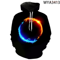 New New Fashion Casual Boy Girl Kids Yin And Yang Printed 3D Hoodies Streetwear Men Women Children Sweatshirts Long Sleeve Topstrend