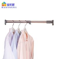 40-60cm Tube Thickness 25.4mm Length Spring Adjustable Closet Hanging Rod Wardrobe Tension Bar Rail DQ0060