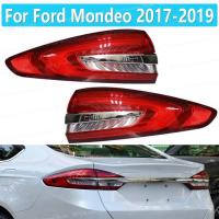 ไฟท้าย LED ด้านหลังสำหรับ Ford Mondeo 2017 2018 2019ไฟ LED ด้านหลังสัญญาณหยุดเบรกอุปกรณ์เสริมรถยนต์