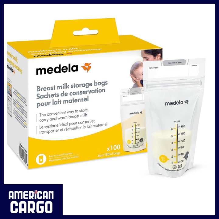 Medela Breast Milk Storage Bag, 100 Count