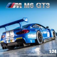 ▤☫ 1:24 bmw m6 gt3 liga modelo de carro esportivo diecastas brinquedo corrida simulação som e luz coleção crianças presentes