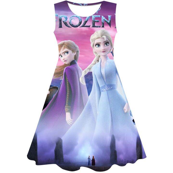 ดิสนีย์เครื่องแต่งกายสำหรับเด็กผู้หญิง-frozen-3d-ชุดแฟนซี2-10ปีสำหรับวันเกิดปาร์ตี้ดิสนีย์ชุดเดรสเอลซ่า