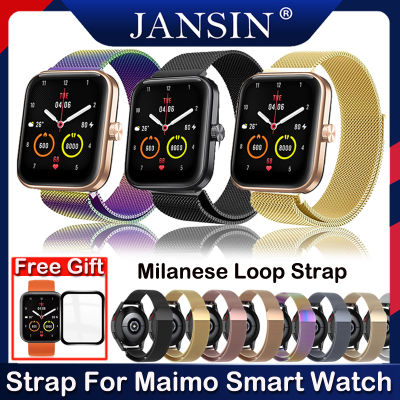 ​สายนาฬิกา Maimo นาฬิกาอัจฉริยะ สาย Metal Magnetic Loop band Maimo Smart Watch แบบปลดเร็ว Milan สายรัดสแตนเลสของ อุปกรณ์เสริมสม