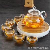 【hot】㍿❦₪ Heat-Resistant Transparent Layer Small Kung Cup Set Tasting Cups Insulation Hot Chinese Teacups