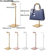 1pc Adjustable Polished Gold / Silver Hanging Bag Handbag Shelf Display Stand Purses Handbag Holder Rack Organizer Stand Storage