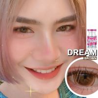 Dream brown by wink lens บิ๊กอายส์ตาโต (ฝาชมฝาส้มลายเดียวกัน)