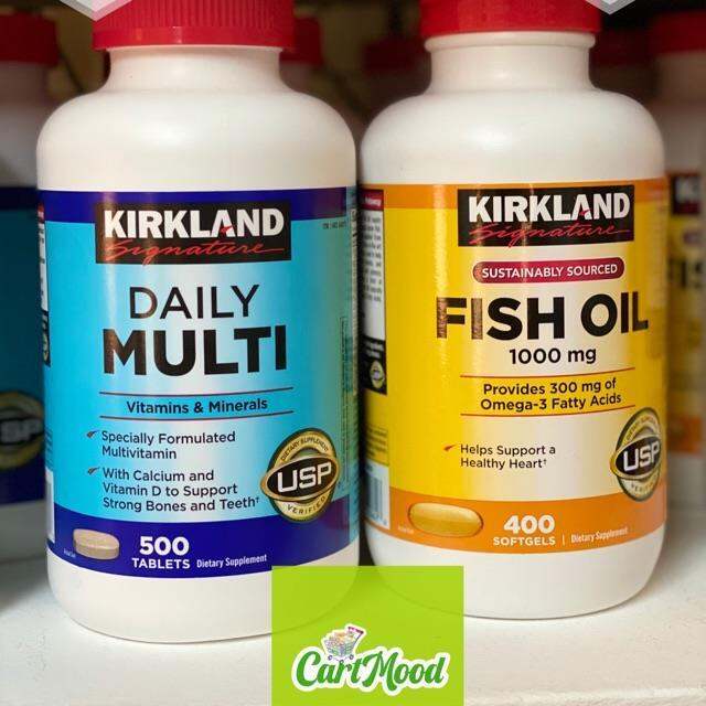 Kirkland MultiVitamins and Fish oil Lazada PH